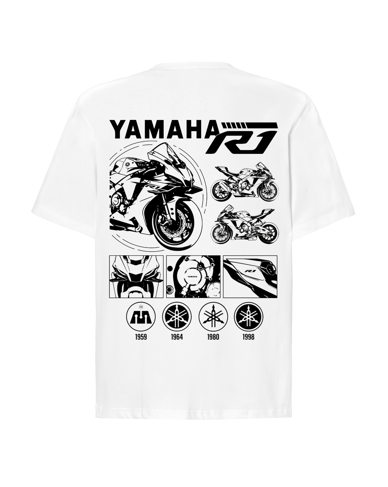 Camiseta oversize Yamaha R1