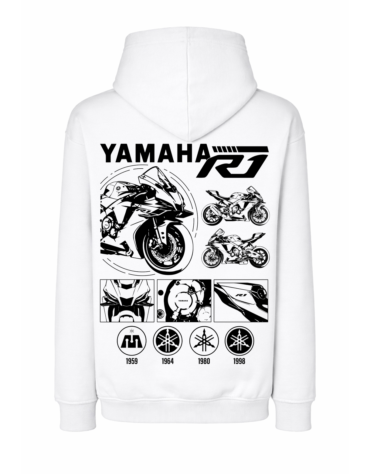 Sudadera oversize Yamaha R1