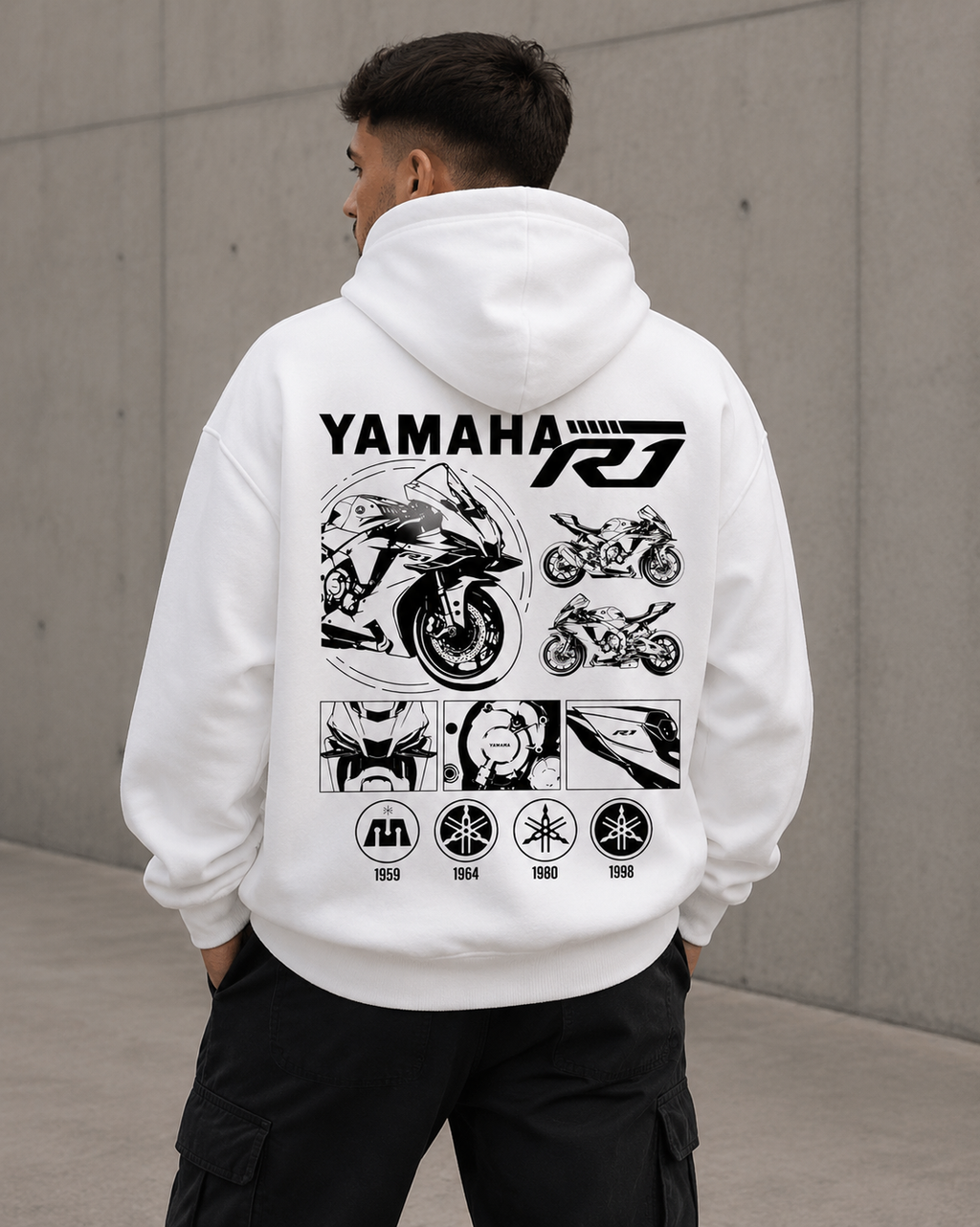 Sudadera oversize Yamaha R1